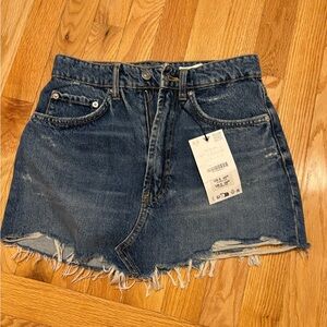 Distressed Denim Shorts